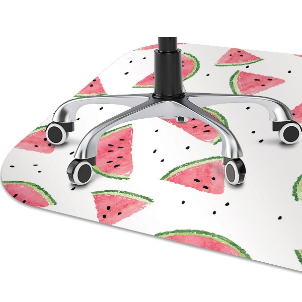 Tapis de chaise de bureau Melon de melon de pluie