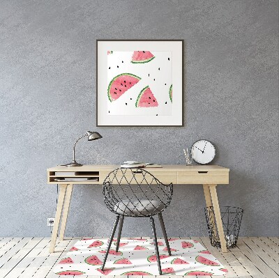 Tapis de chaise de bureau Melon de melon de pluie