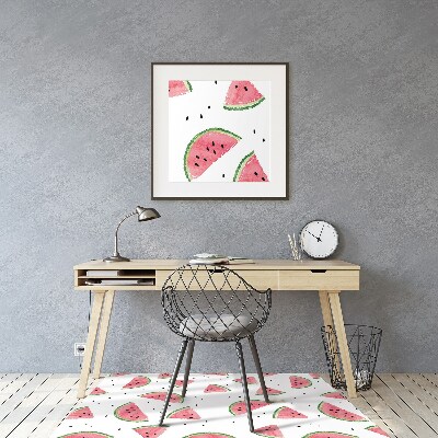 Tapis de chaise de bureau Melon de melon de pluie