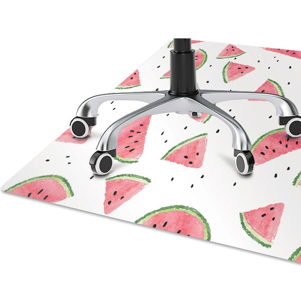 Tapis de chaise de bureau Melon de melon de pluie