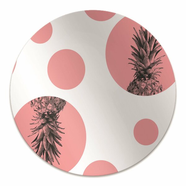 Tapis bureau Ananas rose
