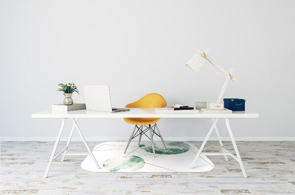 Tapis pour chaise de bureau Lunes de marbre