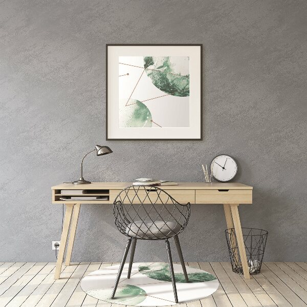 Tapis pour chaise de bureau Lunes de marbre