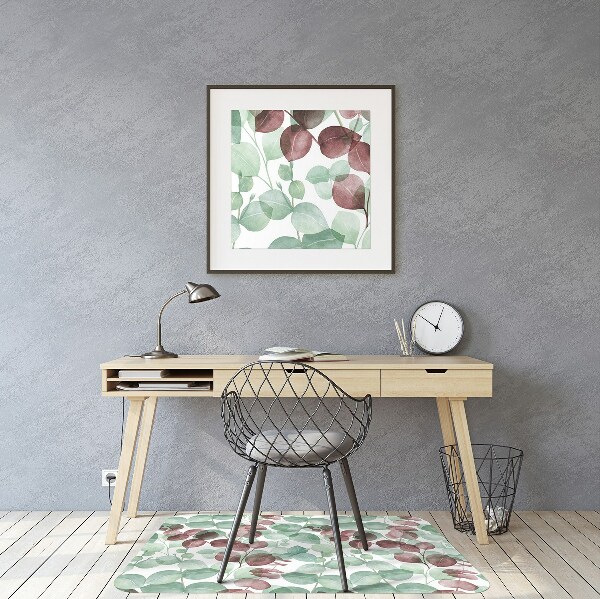 Tapis bureau Motif floral