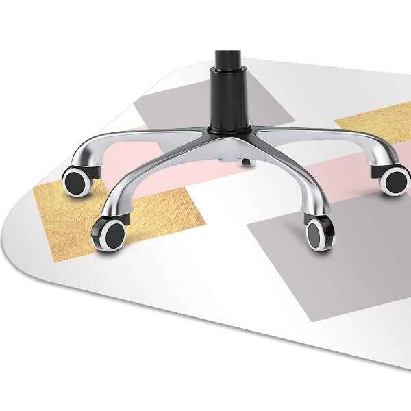 Tapis pour chaise de bureau Diamants colorés