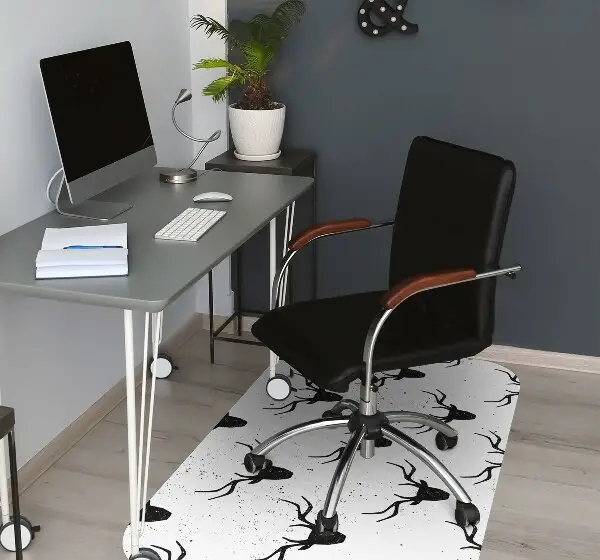 Tapis protection sol Modèle de cerf noir