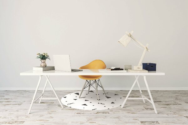 Tapis fauteuil bureau Formes géométriques