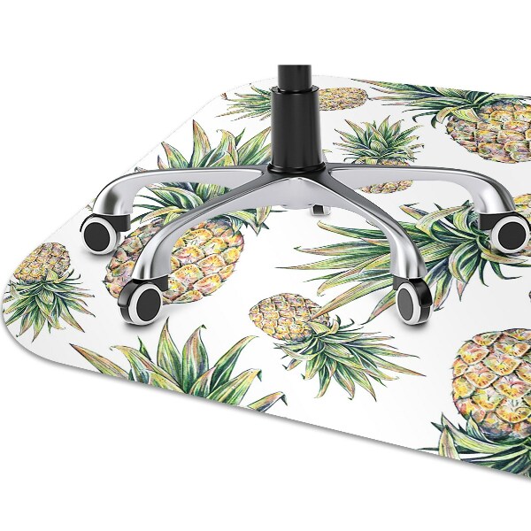 Tapis de chaise de bureau Ananas
