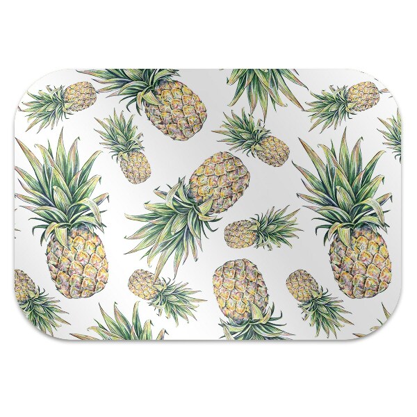 Tapis de chaise de bureau Ananas