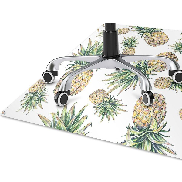 Tapis de chaise de bureau Ananas