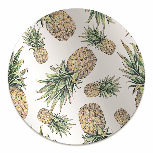 Tapis de chaise de bureau Ananas