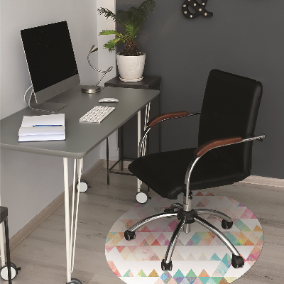 Tapis pour chaise de bureau Trio de la géométrie