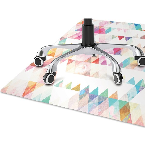 Tapis pour chaise de bureau Trio de la géométrie