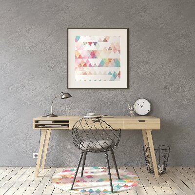 Tapis pour chaise de bureau Trio de la géométrie