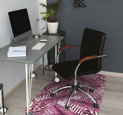 Tapis fauteuil bureau do biura Feuilles tropicales