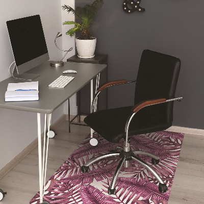 Tapis fauteuil bureau do biura Feuilles tropicales