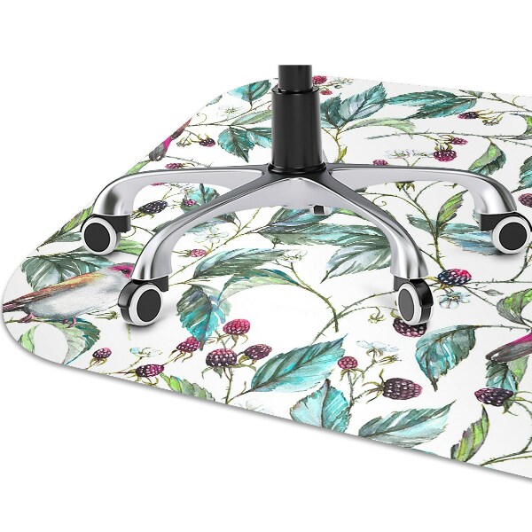 Tapis de chaise de bureau Oiseaux sur la branche