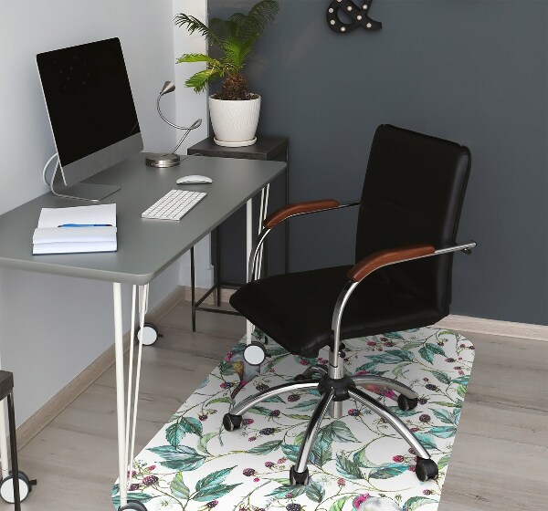 Tapis de chaise de bureau Oiseaux sur la branche