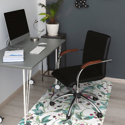 Tapis de chaise de bureau Oiseaux sur la branche