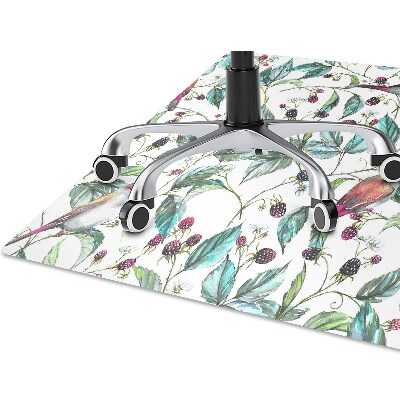 Tapis de chaise de bureau Oiseaux sur la branche