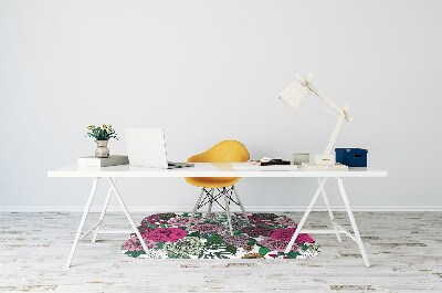 Tapis pour chaise de bureau Fleurs vintage