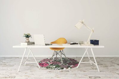 Tapis pour chaise de bureau Fleurs vintage