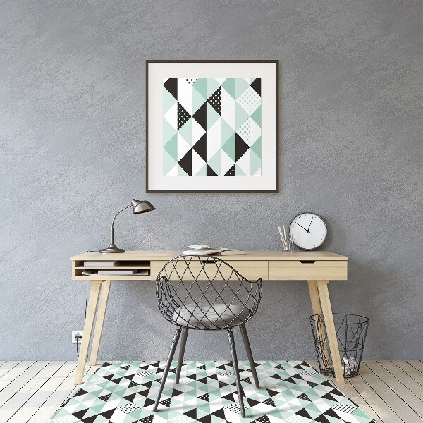 Tapis fauteuil bureau do biura Modèle géométrique