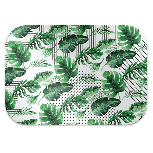 Tapis de chaise de bureau Points et tirets