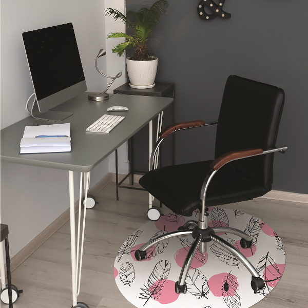 Tapis pour chaise de bureau Stylo et points