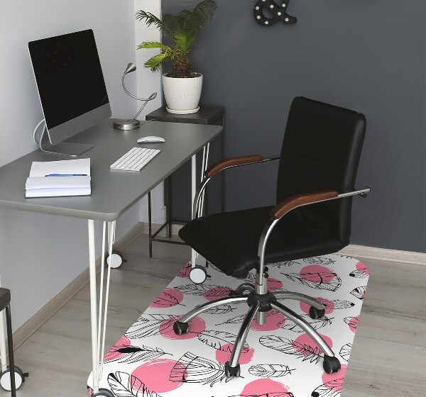 Tapis pour chaise de bureau Stylo et points