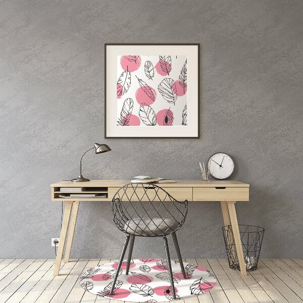Tapis pour chaise de bureau Stylo et points