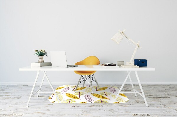 Tapis de chaise de bureau Feuilles d'automne