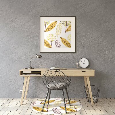 Tapis de chaise de bureau Feuilles d'automne