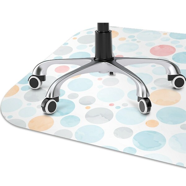 Tapis protège sol Points pastel