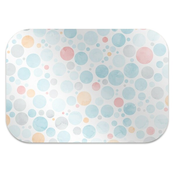 Tapis protège sol Points pastel