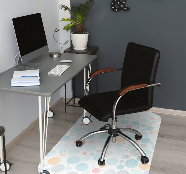Tapis protège sol Points pastel