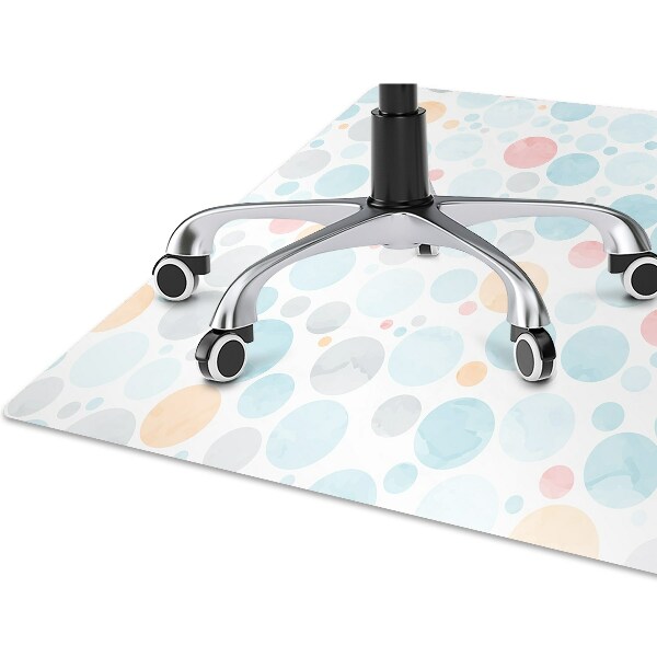 Tapis protège sol Points pastel