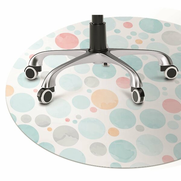Tapis protège sol Points pastel