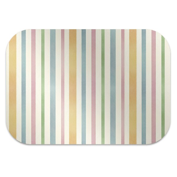 Tapis pour chaise de bureau Lignes colorées