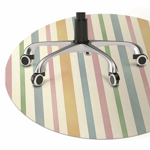 Tapis pour chaise de bureau Lignes colorées