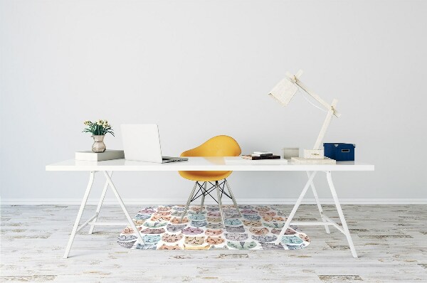 Tapis bureau Chats aquarelles