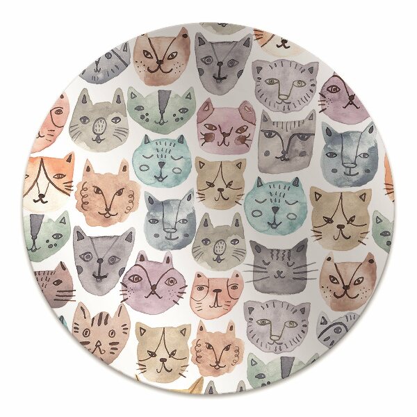 Tapis bureau Chats aquarelles