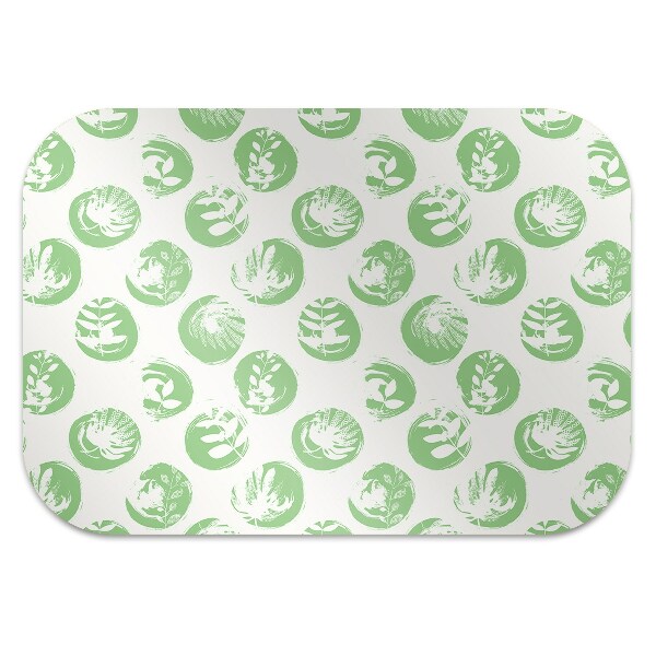 Tapis pour chaise de bureau Plantes dans des points