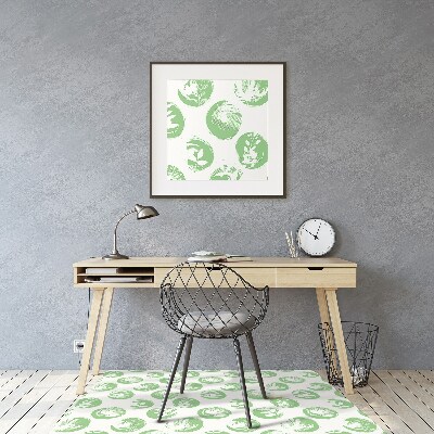 Tapis pour chaise de bureau Plantes dans des points