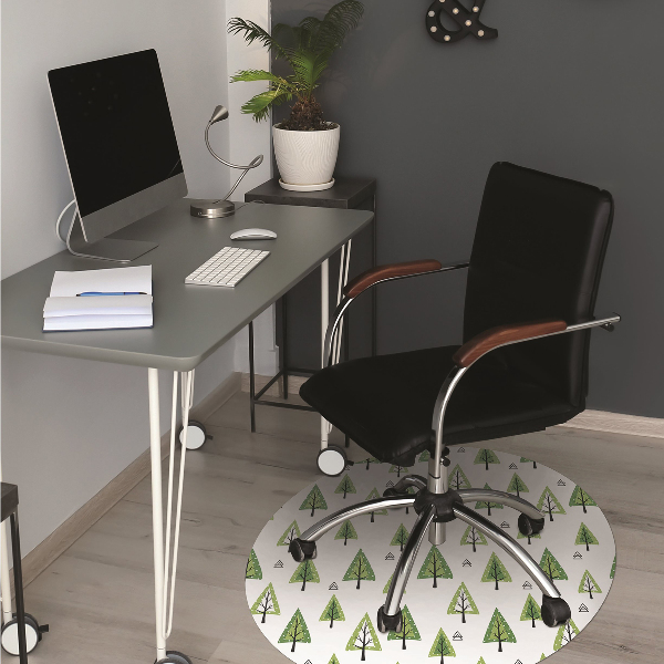 Tapis protège sol Arbres triangulaires