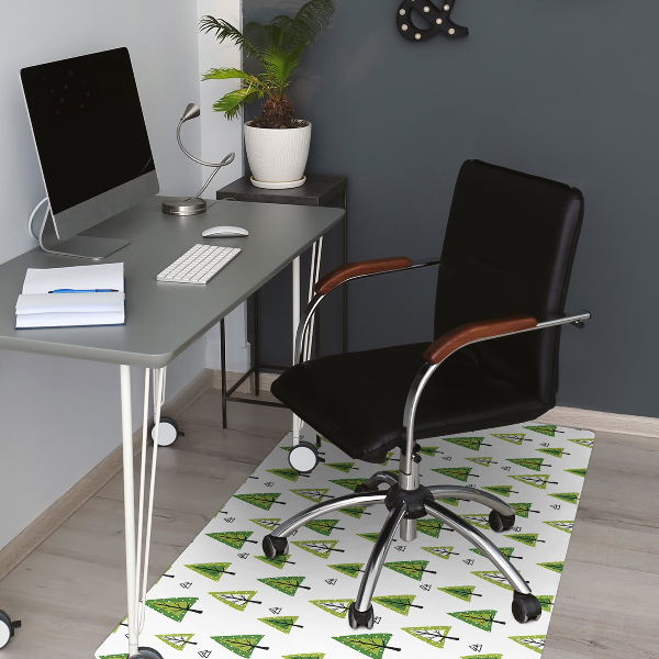 Tapis protège sol Arbres triangulaires