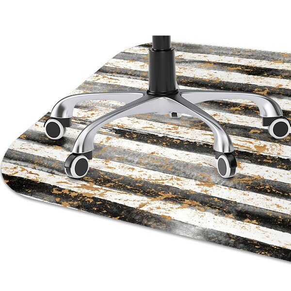 Tapis de chaise de bureau Lignes