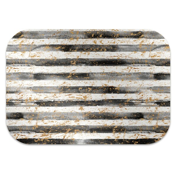 Tapis de chaise de bureau Lignes