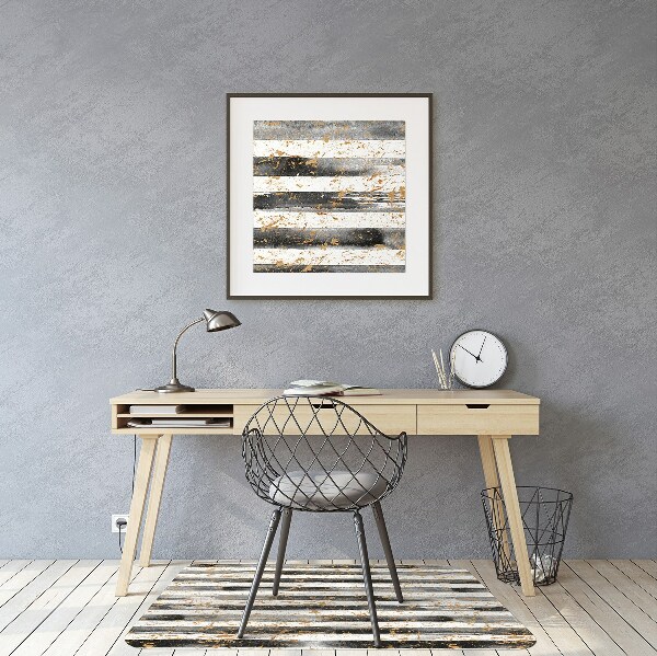 Tapis de chaise de bureau Lignes