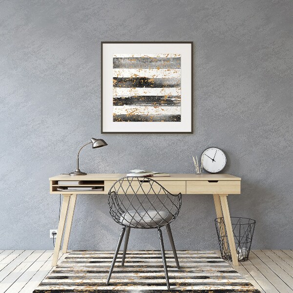 Tapis de chaise de bureau Lignes